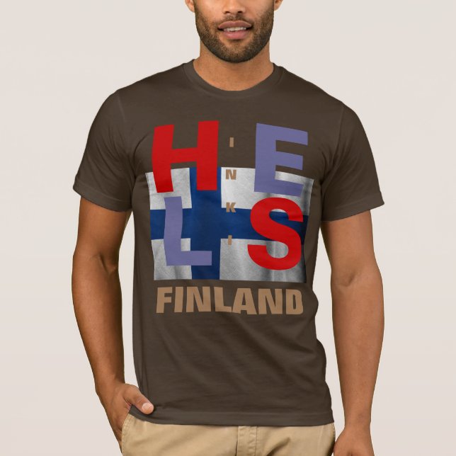 T-SHIRT HELSINKI FINLANDE (Devant)