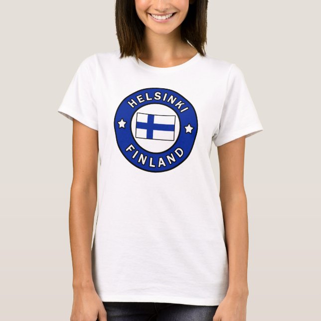 T-shirt Helsinki Finlande (Devant)