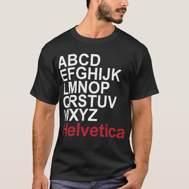 T-shirt helvetica (Devant)