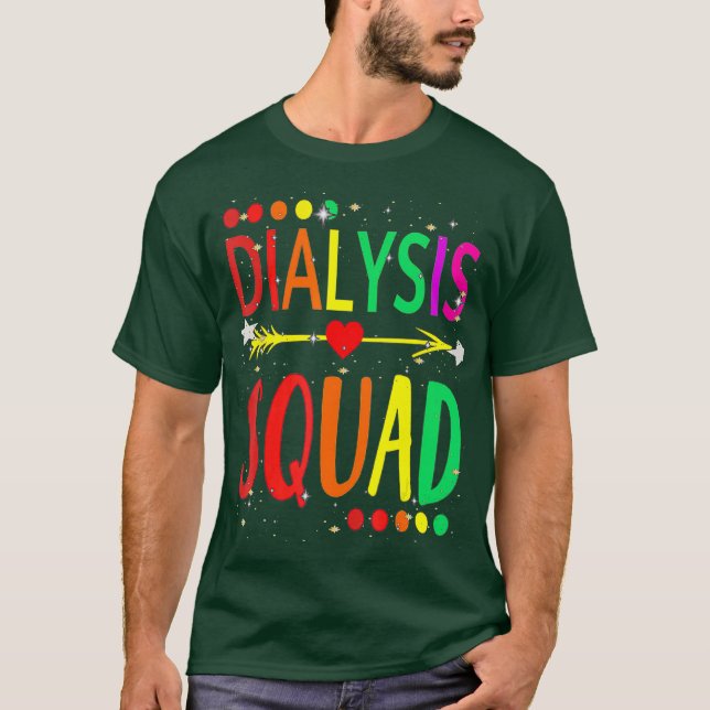 T-shirt Hémodialyse dialyse de l'équipe Sensibilisation (Devant)
