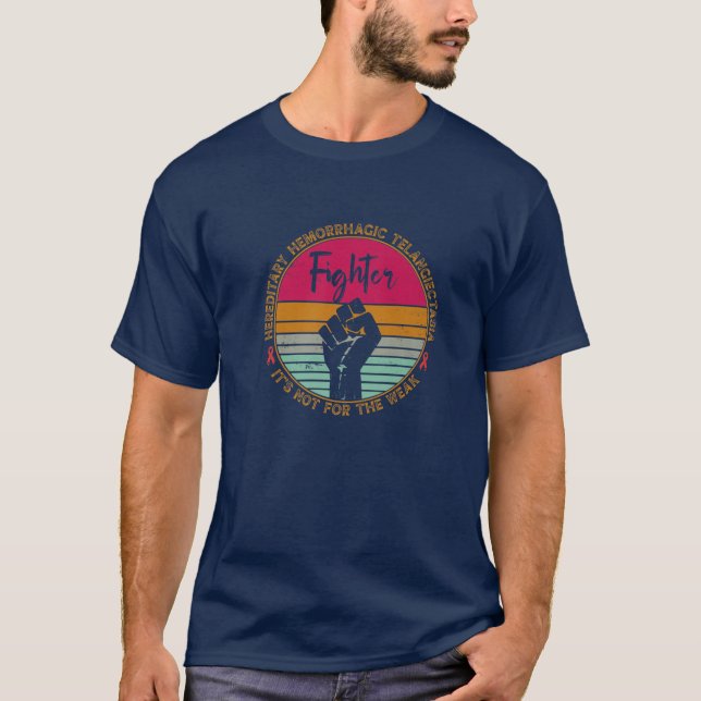T-shirt Hémorrhagique héréditaire Telangiectasia Sensibili (Devant)