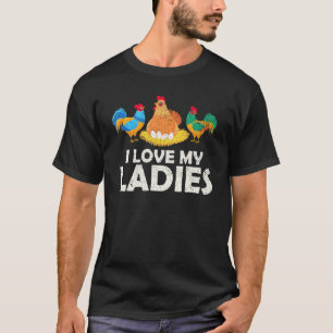 T-shirt Hen Farm Animal Farmer Poultry Bird Chicken