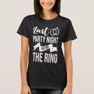 T-shirt Hen Party Wedding Married Bachelor Bride To Be Bac