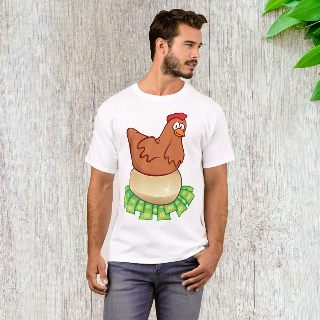 T-shirt Hen Sur Un Oeuf D'Or (Créateur téléchargé)