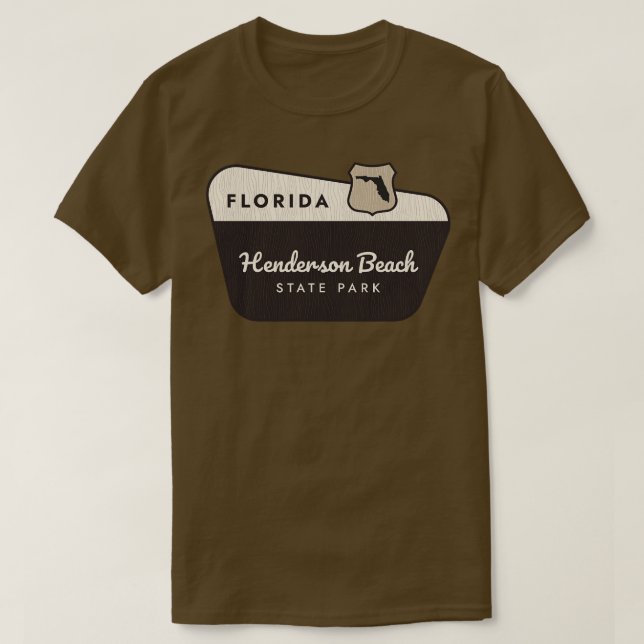 T-shirt Henderson Beach State Park Floride Affiche de bien (Design devant)