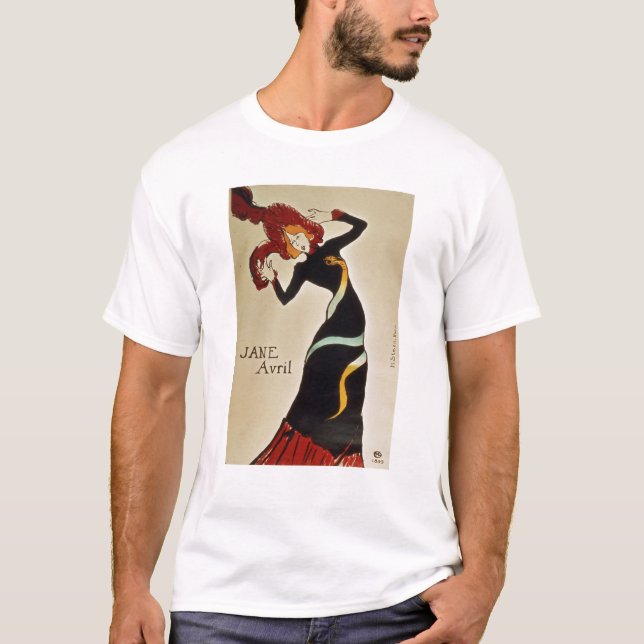 T-shirt Henri De Toulouse-Lautrec | Jane Avril 1899 (Devant)