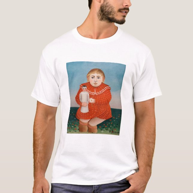 T-shirt Henri Rousseau - Enfant avec poupée (Devant)