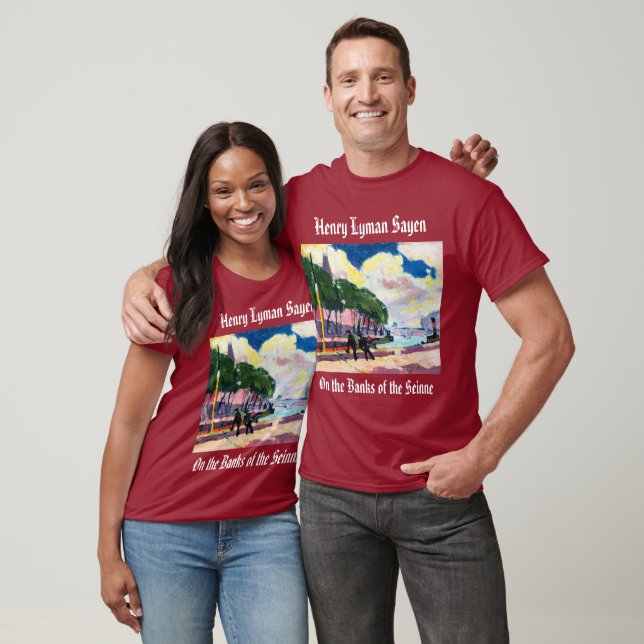 T-shirt Henry Lyman Sayen Sur les bords de la Seine (Unisexe)