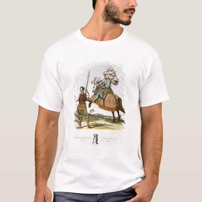 T-shirt Henry VII, roi d'Angleterre (1457-1509) et un (Devant)