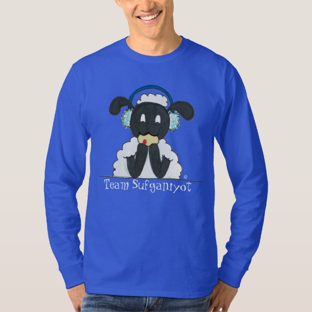 T-Shirt Hensly "Team Sufganiyot" pour hommes (Devant)