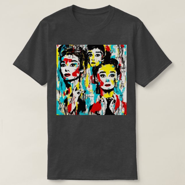 T-shirt Hepburn Audrey (Design devant)