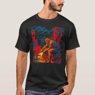 T-shirt Hephaestus Mythologie grecque Dieu du Feu forgeron