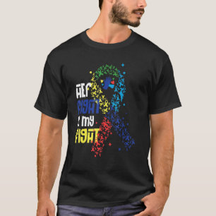 T-shirt Her Fight Is My Fight Autism Awareness