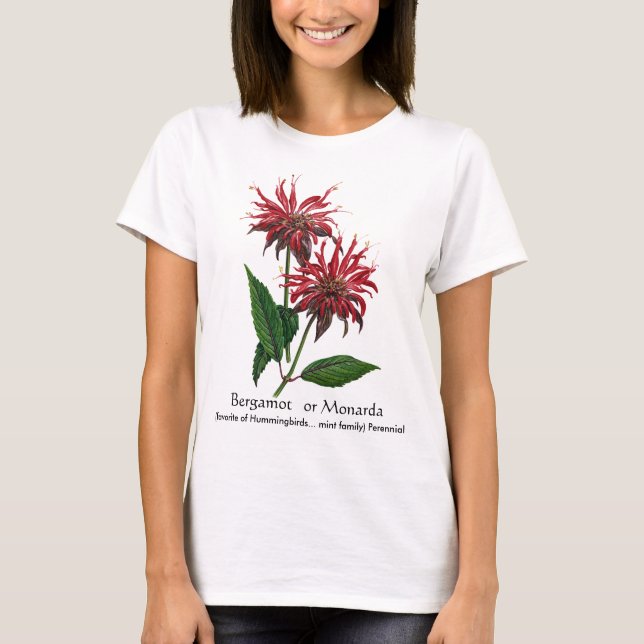T-shirt Herb Garden Series - Bergamot (Devant)