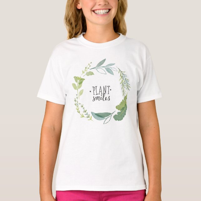 T-shirt Herbes fines II | Sourires Plantes (Devant)