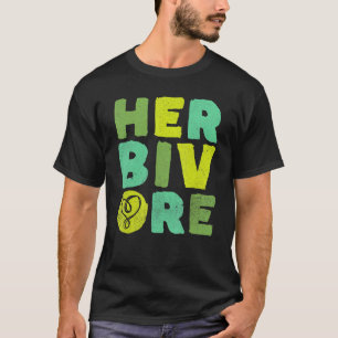 T-shirt Herbivore Alimenté par les plantes Végétalien Végé
