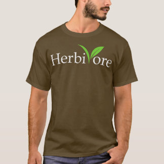 T-shirt Herbivore Animaux Plantes végétariens