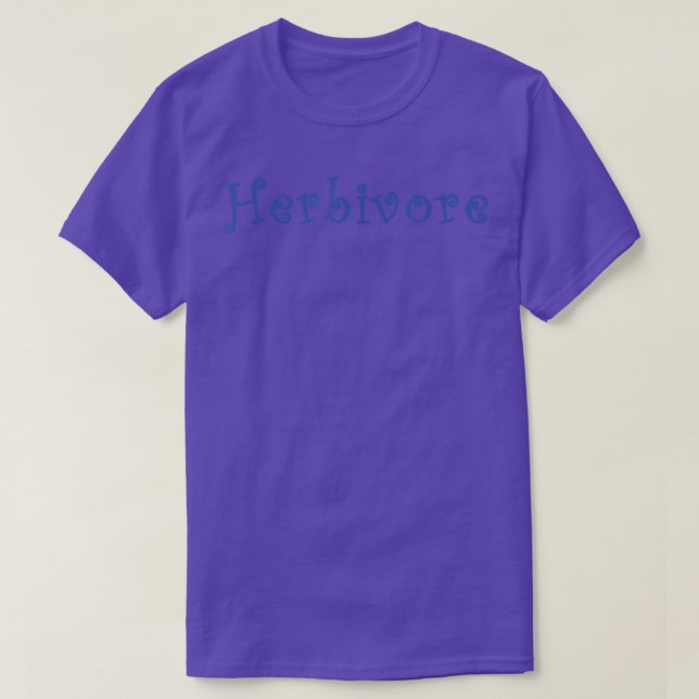 T-shirt Herbivore Fun Vegan Végétarien Plante (Design devant)