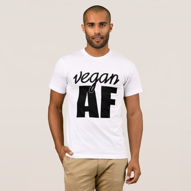 T-shirt Herbivore | Vegan AF (Devant entier)