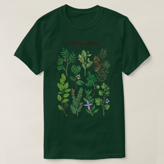 T-shirt Herbologie de Noël (Design devant)