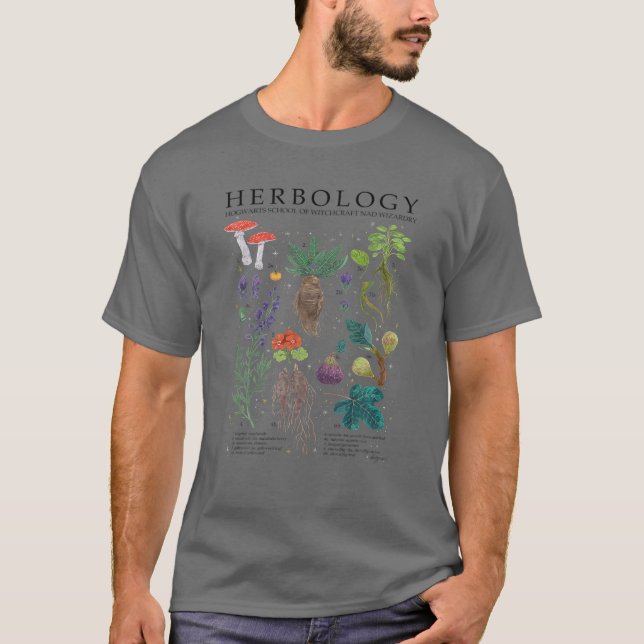 T-shirt Herbologie Plantes, Agritourisme Et Animal T, Herb (Devant)