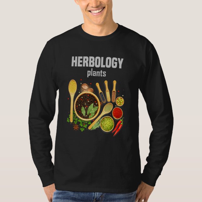 T-shirt Herbologie Plantes V2 Jardin Jardin Greenhouse He (Devant)