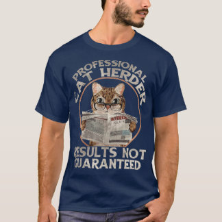 T-shirt Herder de chat professionnel