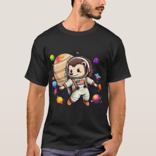T-shirt Hérisson Astronaute : Explorez le Cosmos avec Notr
