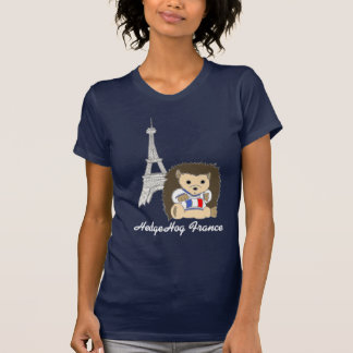 T-shirt Hérisson dans le tee - shirt des femmes foncées de