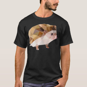 T-shirt Hérisson de poitrine polygonale Furzepig