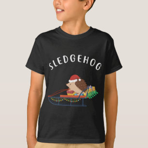 T-shirt Hérisson, drôle mignon animal Hérisson Noël