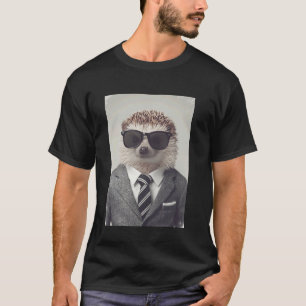 T-shirt Hérisson en costume drôle hérisson