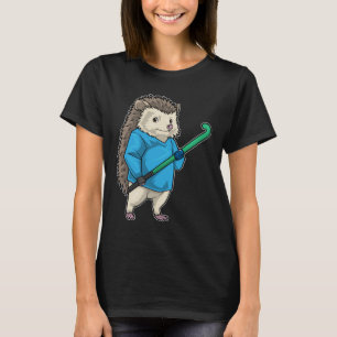 T-shirt Hérisson Hockey sur gazon Bâton de hockey sur gazo