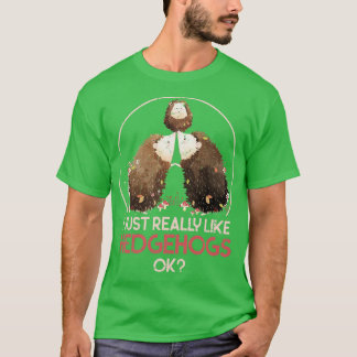 T-shirt Hérisson Idée cadeau Hérisson animal