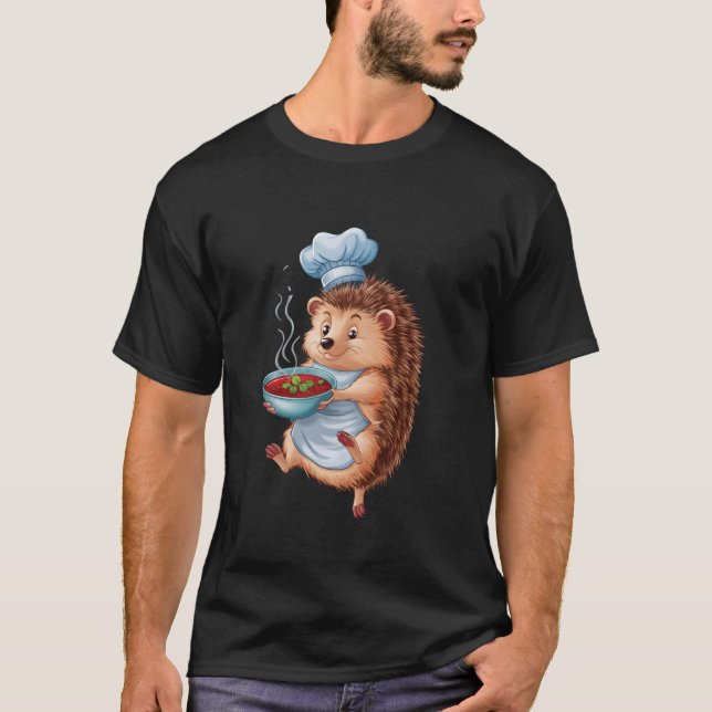 T-shirt Hérisson mangeant du bortsch (Devant)