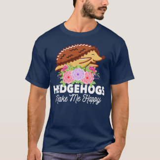 T-shirt Hérisson Me Rendre Joyeux Vêtements Outfit Art Don