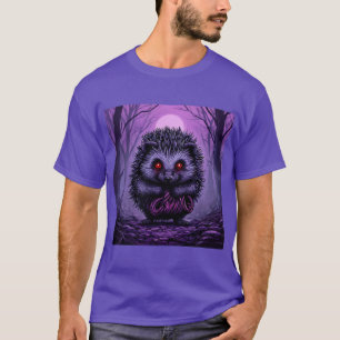 T-shirt Hérisson mystérieux dans une forêt inquiétante