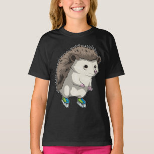 T-shirt Hérisson Patinage sur glace Patins sur glace Patin