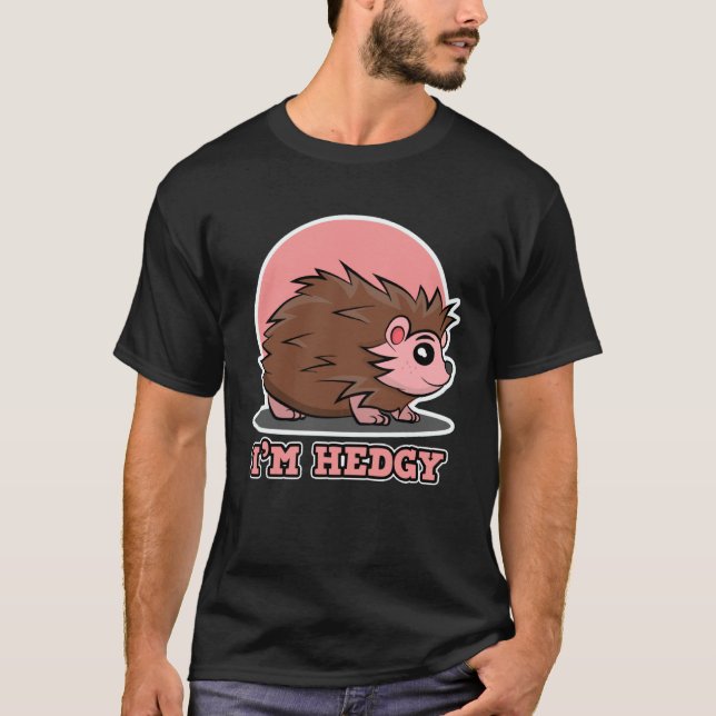 T-shirt Hérisson pour les hommes et les femmes Je suis Hér (Devant)
