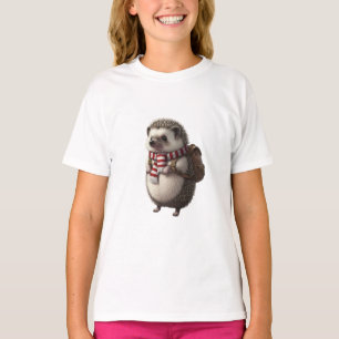 T-shirt Hérisson Voyageant Écharpe Sac à Dos Enfants