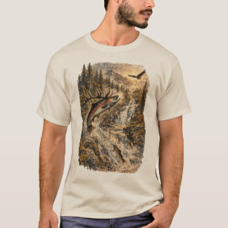 T-shirt Héritage Amont – Désert de saumon vintage