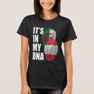T-shirt Héritage de drapeau ADN de mélange autrichien et a