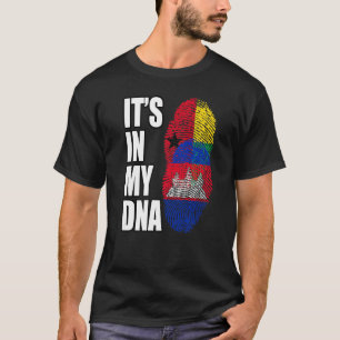 T-shirt Héritage du drapeau ADN mixte bissau-guinéen et ca