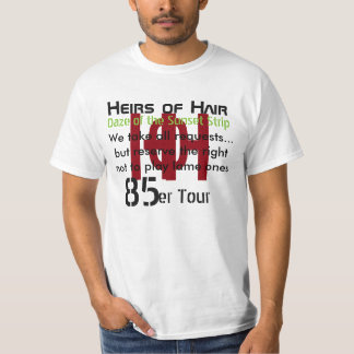 T-shirt Héritiers du concert officiel T de bande de
