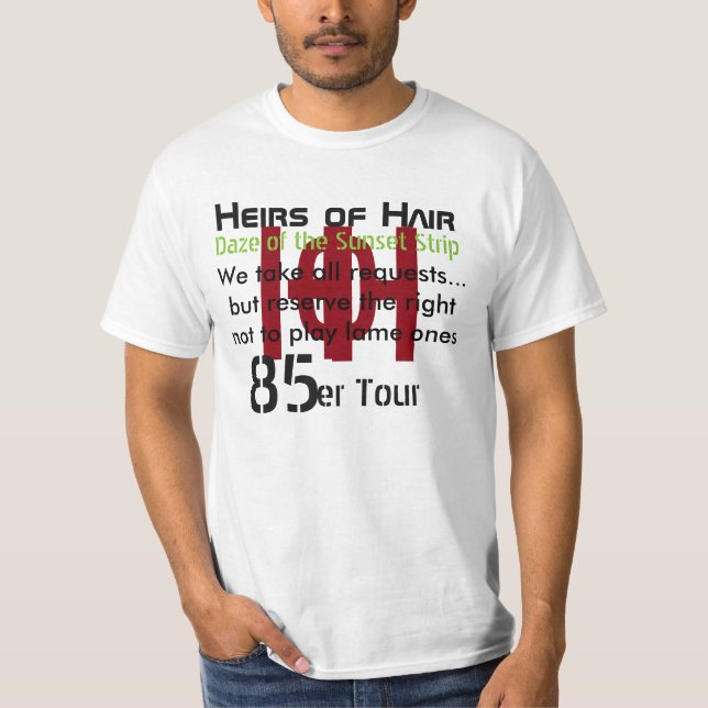 T-shirt Héritiers du concert officiel T de bande de (Devant)