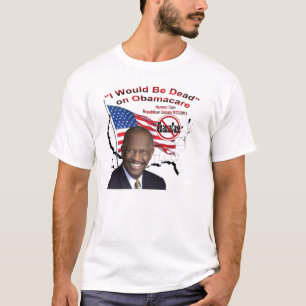 T-shirt Herman Caïn 2012 - Obamanomics blesse l'Amérique !