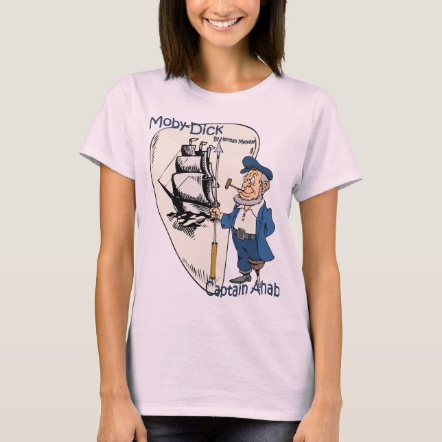 T-shirt Herman Melville ~ Moby-Dick ou The Whale (Devant)