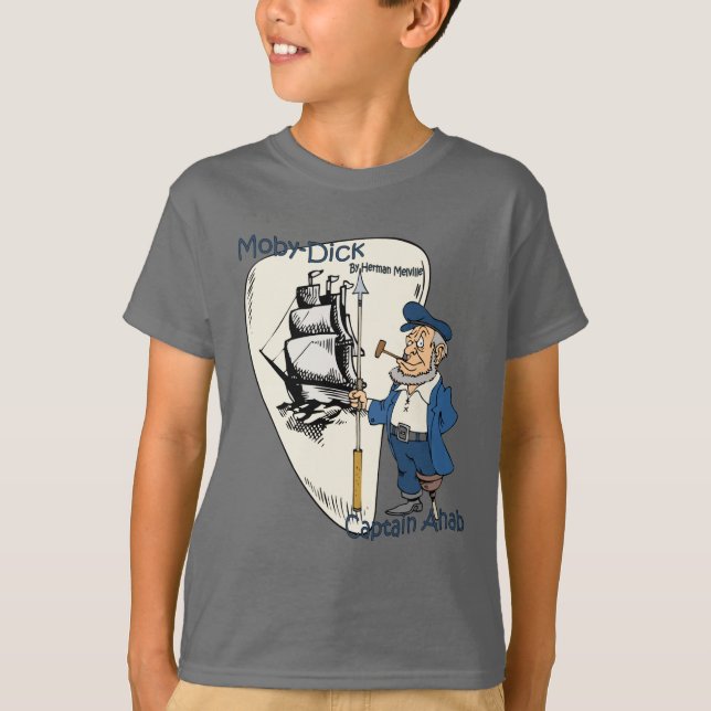T-shirt Herman Melville ~ Moby-Dick ou The Whale (Devant)