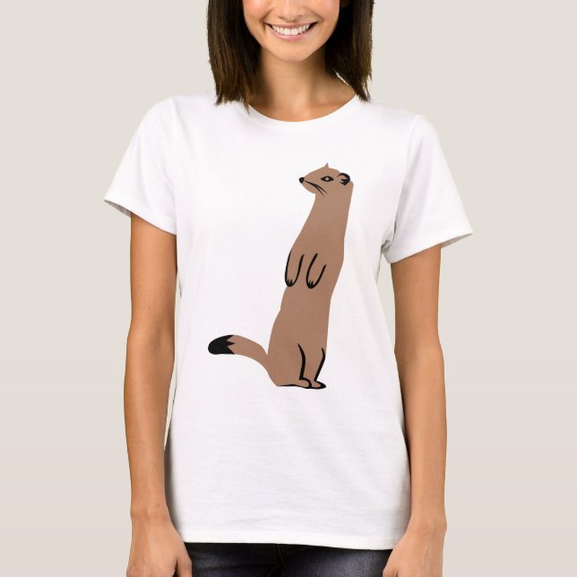T-shirt Hermine - hermine - belette (Devant)