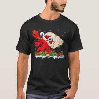 T-shirt Hermit Crab Fish Lover Matching Santa Hermit Crab